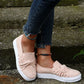 Bowknot Round Toe Platform Casual Breathable Walking Shoes