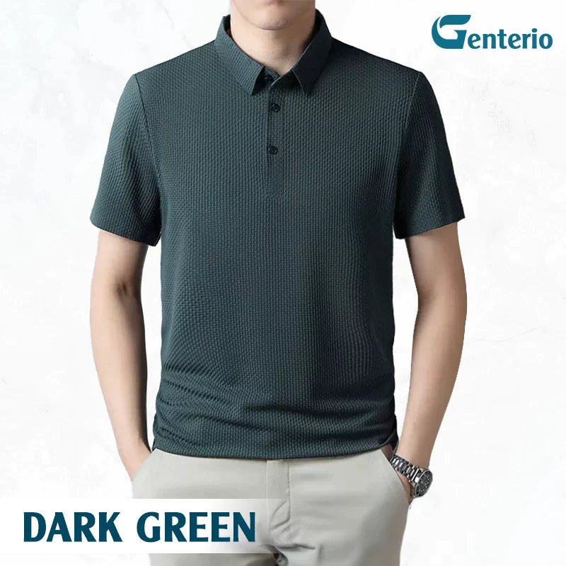 LuxePolo - Men's Icy Silk Anti-wrinkle Polo Shirt | LAST DAY 70% OFF