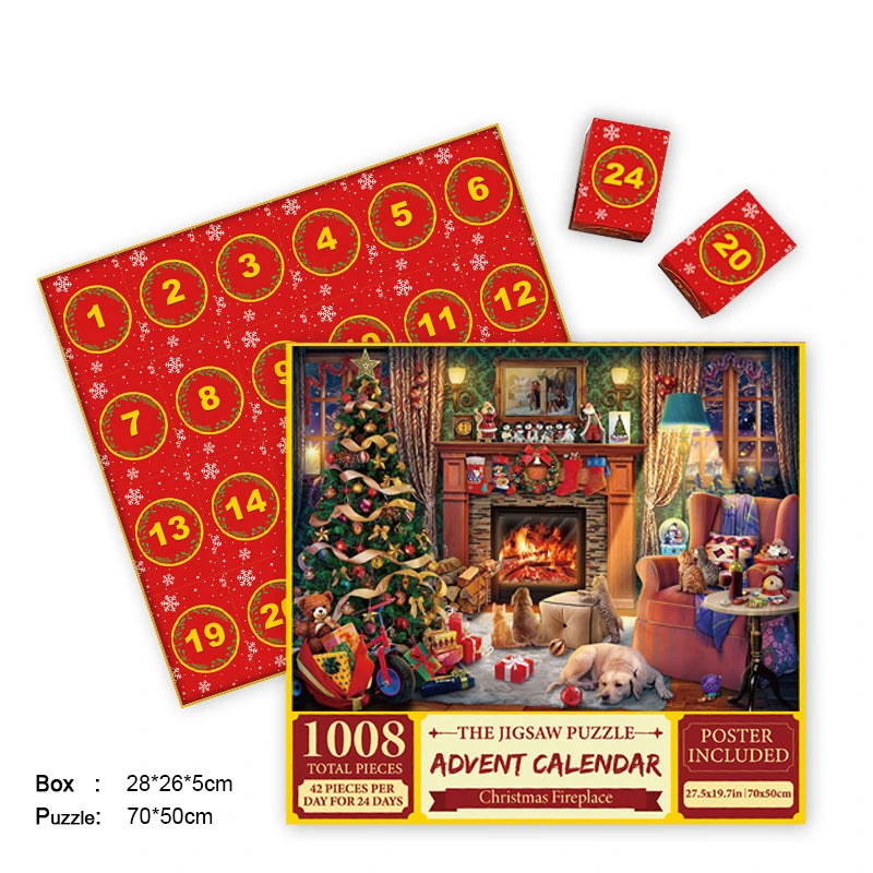 Christmas Advent Calendar Jigsaw Puzzle - Christmas Hot Sale