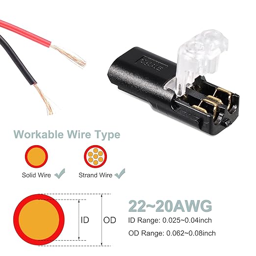 Double - Wire Plug-in Connector With Locking Buckle (Last Day Promotion - 50% off)