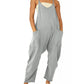 Wide Leg Jumpsuit with Pockets - Hot Sale 50% Off