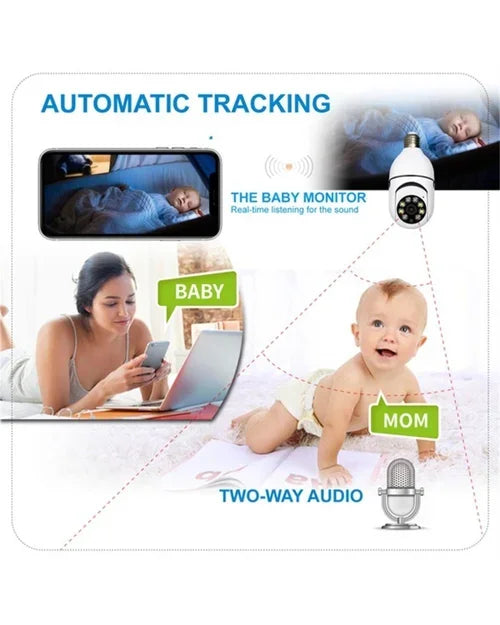 Wireless Wifi Light Bulb Camera Security Camera - Last Day Promotion