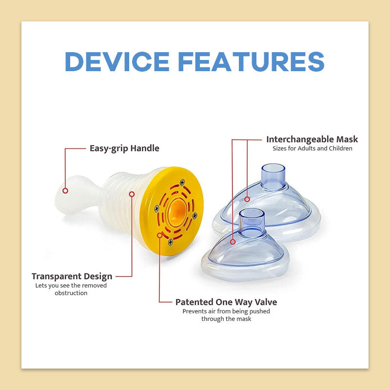 Choking Rescue Device For Children And Adults