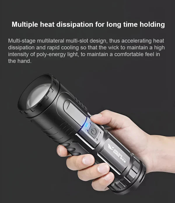 White Laser Telescopic Zoom Flashlight - Christmas Pre-sale - 80% Off