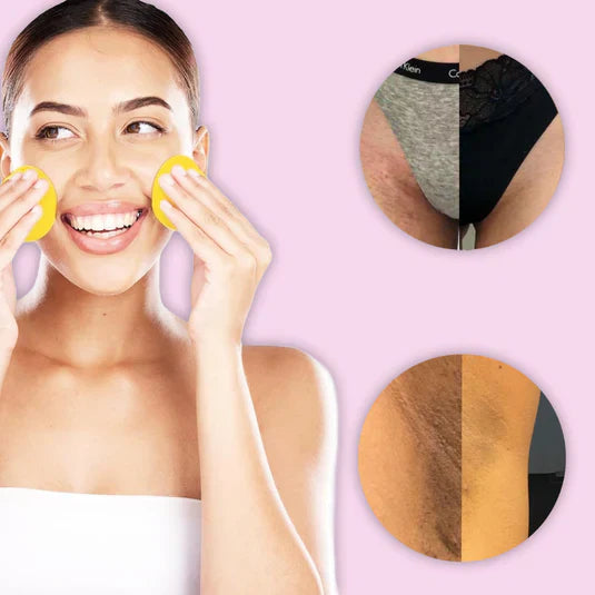 Brightening Turmeric & Kojic Acid Pads | Cleansing Pads Helps Balance Skin Oil And Water Hydrating