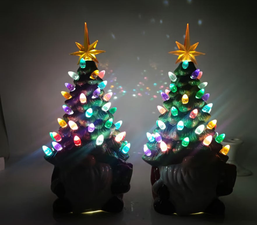 Christmas dwarf decoration with light