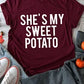 She's My Sweet Potato I Yam Matching T-shirts