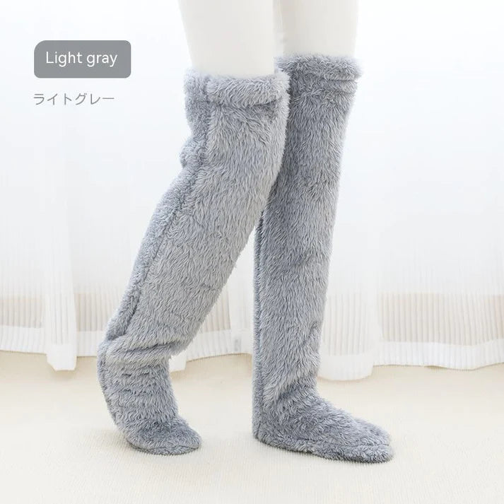 Warm Cold Leg Knee Joint Cold-proof Over-the-knee Sleeping Socks