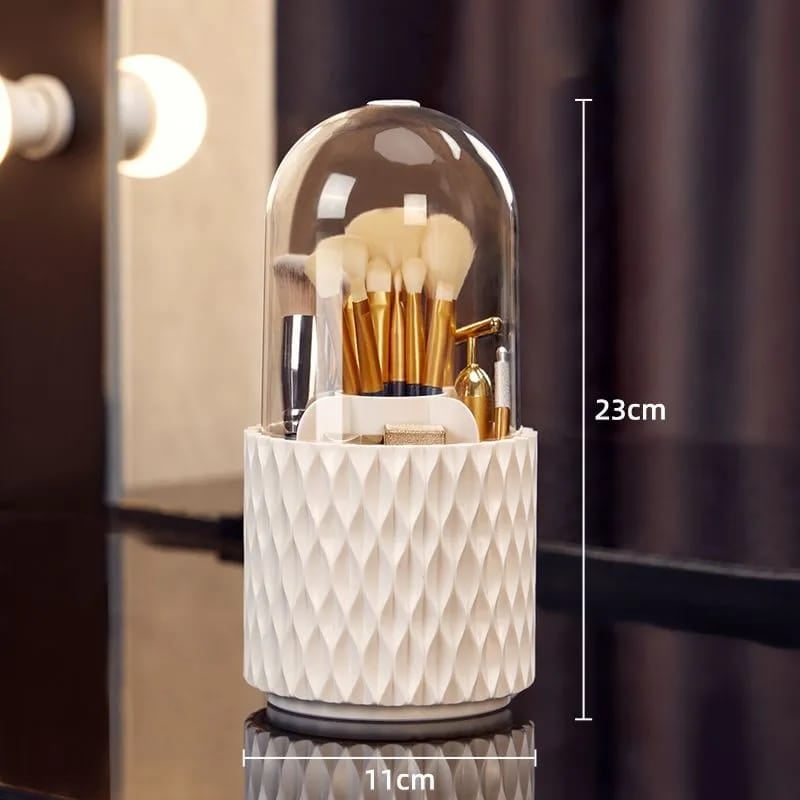 Sleek 360° Spinning Makeup Brush Holder - BIG SALE 49% OFF