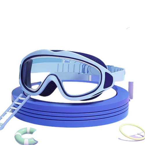 HD children's large frame waterproof and anti-fog swimming goggles - Hot Sale 50% Off