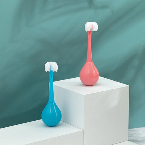 Children Three-Sided Toothbrush