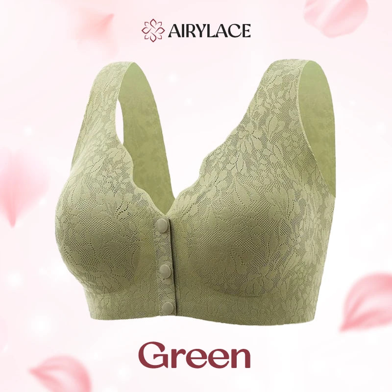 AiryLace – Zero Feel Lace Full Coverage Front Closure Bra – LAST DAY SALE 70% OFF