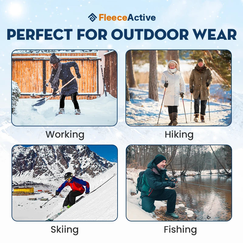 FleeceActive – Unisex Fleece-Lined Waterproof Pants