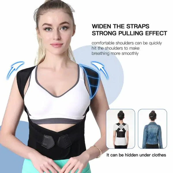 Adjustable Back Posture Belt Office Home Gym Unisex - 2024 New Year Hot Sale 50%