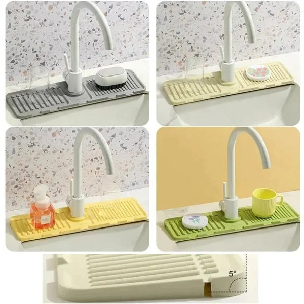 Tidy Splash Faucet Guard & Draining Mat - (Holiday Hot Sale-49% Off )