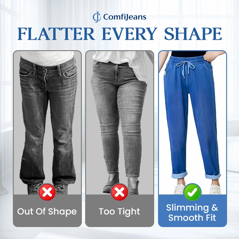 ComfiJeans - High Waist Ultra-Stretch Mom Jeans - Hot Sale 50% Off