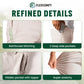 FlexComfy - Men's High Waist Straight Fit Stretch Khakis