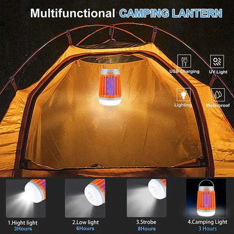 Multifunctional Solar camping Mosquito Killer Lamp - Last Day 49% Off