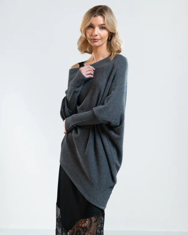 Asymmetric Draped Jumper (Buy 2 Vip Shipping)