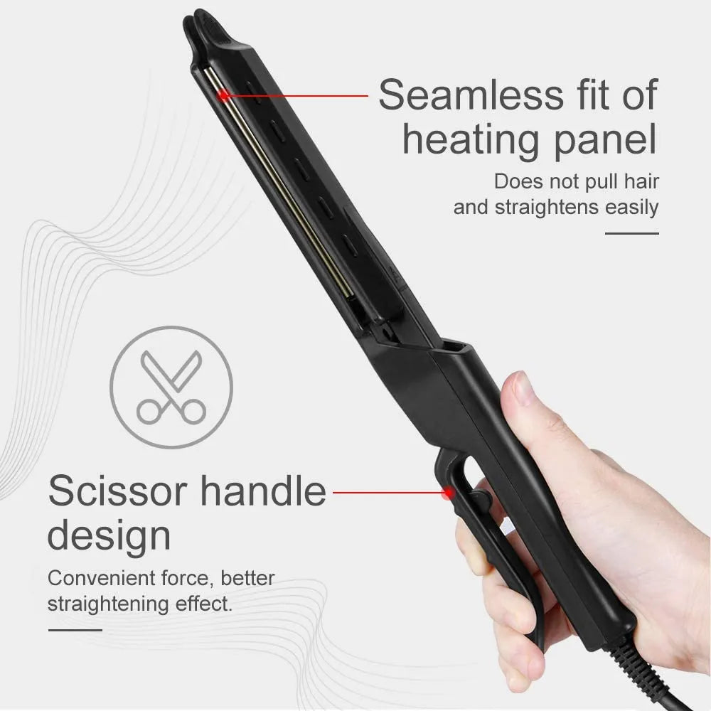 Professional Glider Ceramic Flat Iron Ultra-Thin Hair Straightener