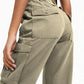 Peachd - High Waist Cargo Pants - Hot Sale 60% Off