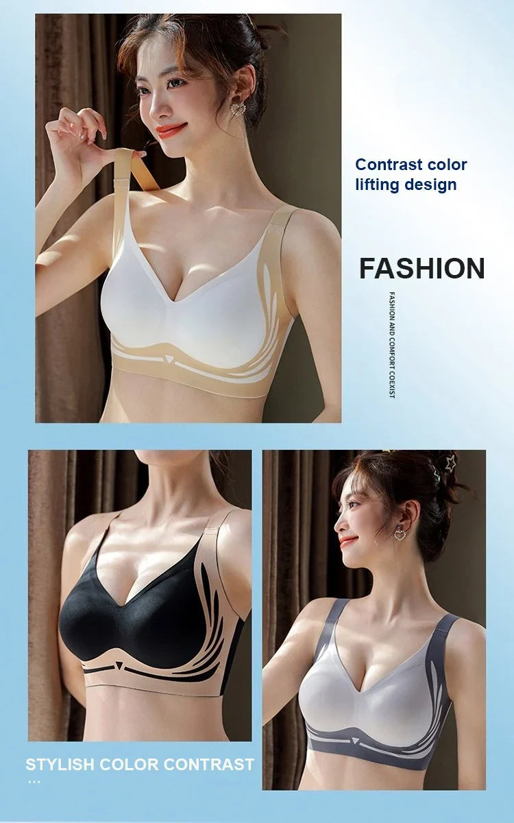 Super gather bra | Wireless Push-up Bra No more sagging breasts - Hot Sale 50% Off