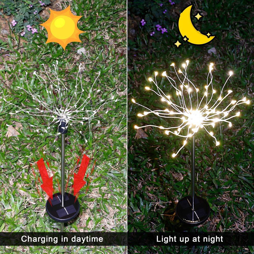 Intuitione - Waterproof Solar Garden Fireworks Lamp - LAST DAY 70% OFF