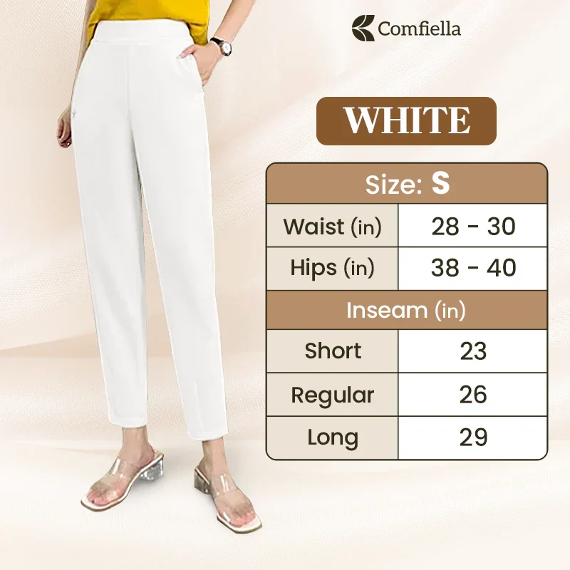 Comfiella - Women's Casual High Waist Modern Fit Pants - Hot Sale 50% Off