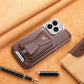 Luxury leather iPhone case with removable magnetic tape - LAST DAY SALE 49% OFF