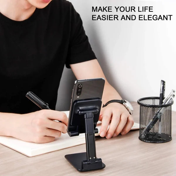 Foldable Aluminum Desktop Phone Stand - BUY 3 VIP SHIPPIING - (2024 New Year Hot Sale) 49% OFF