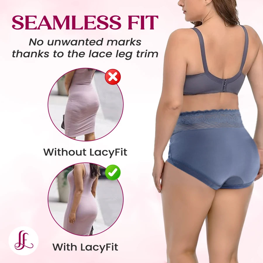 LacyFit - Silky Comfort High Waist Hiplift Panties - Hot Sale 50% Off