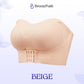 BreezyPush - Breathable Non-Slip Strapless Front Buckle Push-Up Bra -Hot Sale 50% Off