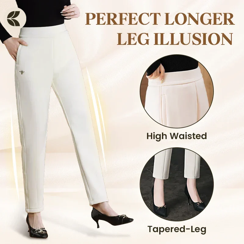 Comfiella - Women's Casual High Waist Modern Fit Pants - Hot Sale 50% Off