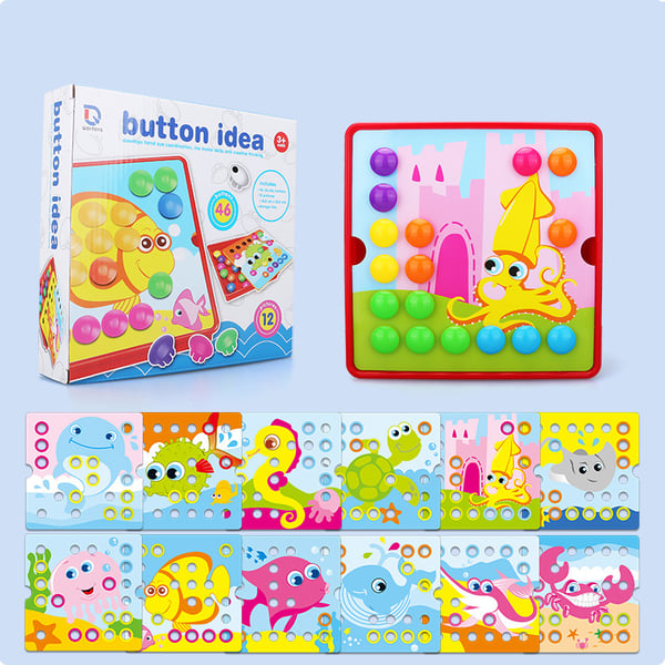 Button Art Toys for Toddlers - Last Day Promotion 49% OFF