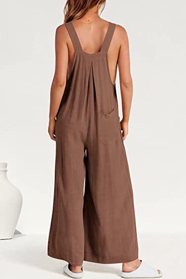 Wide Leg Overalls Straps Jumpsuit (Buy 2 Vip Shipping)