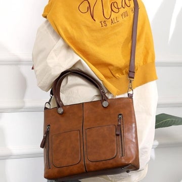 Ladies vintage leather shoulder bag - Hot SALE-49% OFF