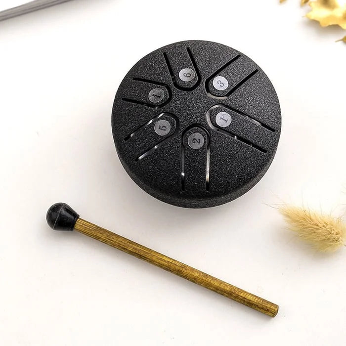 Simplycie - Buddha Stones Mini Steel Tongue Drum Kit (3 Inch) - Hot Sale 50% Off