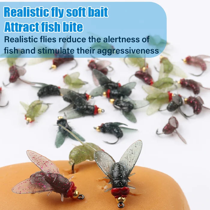 Simulated Flies Fishing Attractor Bait Hook - Hot Sale 50% Off