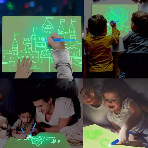 Magical Fluorescent Luminous Drawing Pad - Release the Creativity of Children - 2024 New Year Hot Sale