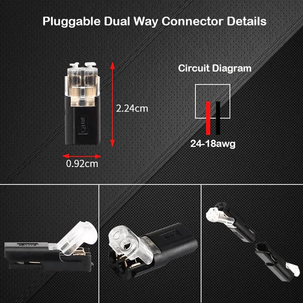 Double - Wire Plug-in Connector With Locking Buckle (Last Day Promotion - 50% off)