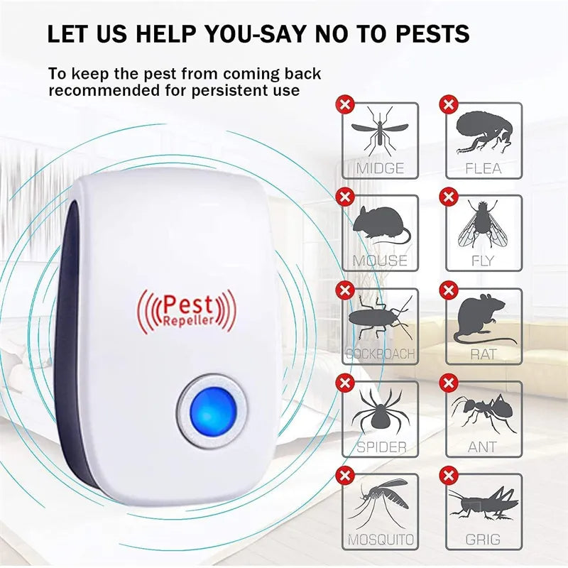 Newest Upgraded Pest Control Ultrasonic Repellent - LAST DAY SALE 60%OFF