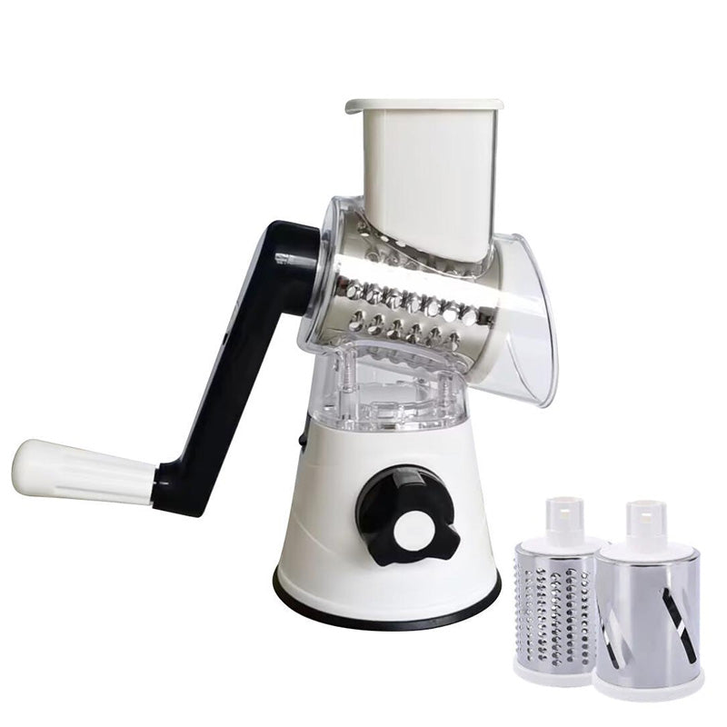 kitchen Artifact 3 in 1 Rotary Cheese Grater Vegetable Slicer