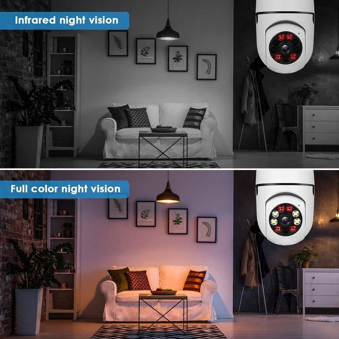 Wireless Wifi Light Bulb Camera Security Camera - Last Day Promotion