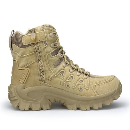 Hot Sale-Men's Outdoor Waterproof Non-Slip Hiking Boots Functional Combat Boots