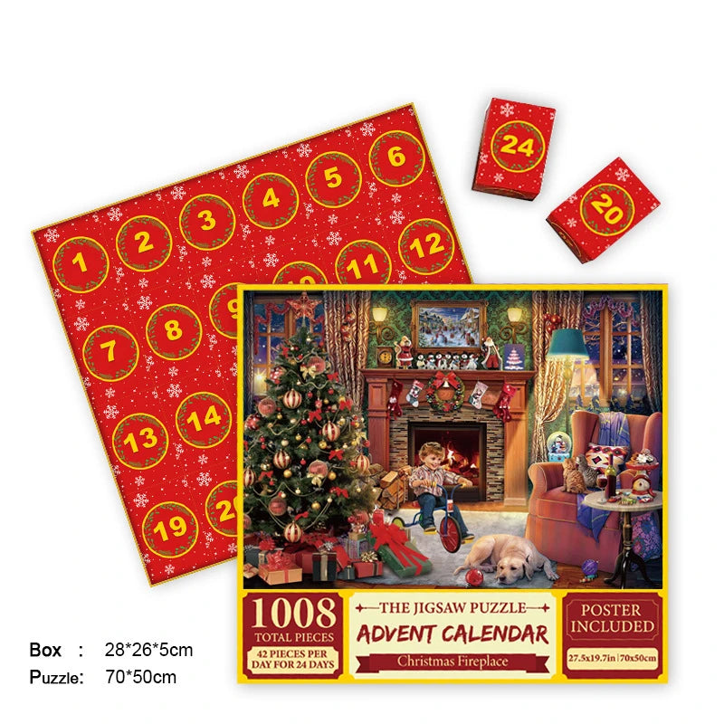 Christmas Advent Calendar Jigsaw Puzzle - Christmas Hot Sale