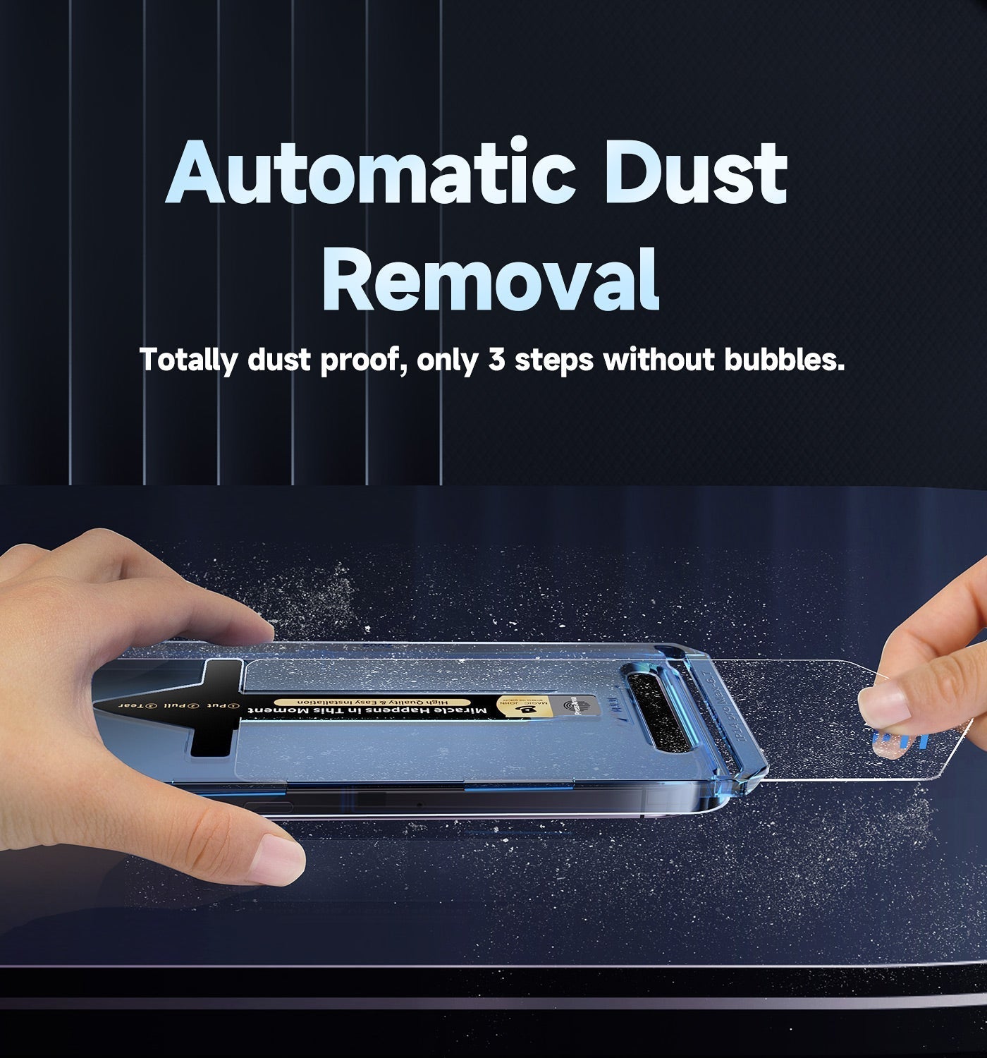 MagicJohn Screen Protector -Dust Free Without Bubbles - Hot Sale 49% Off