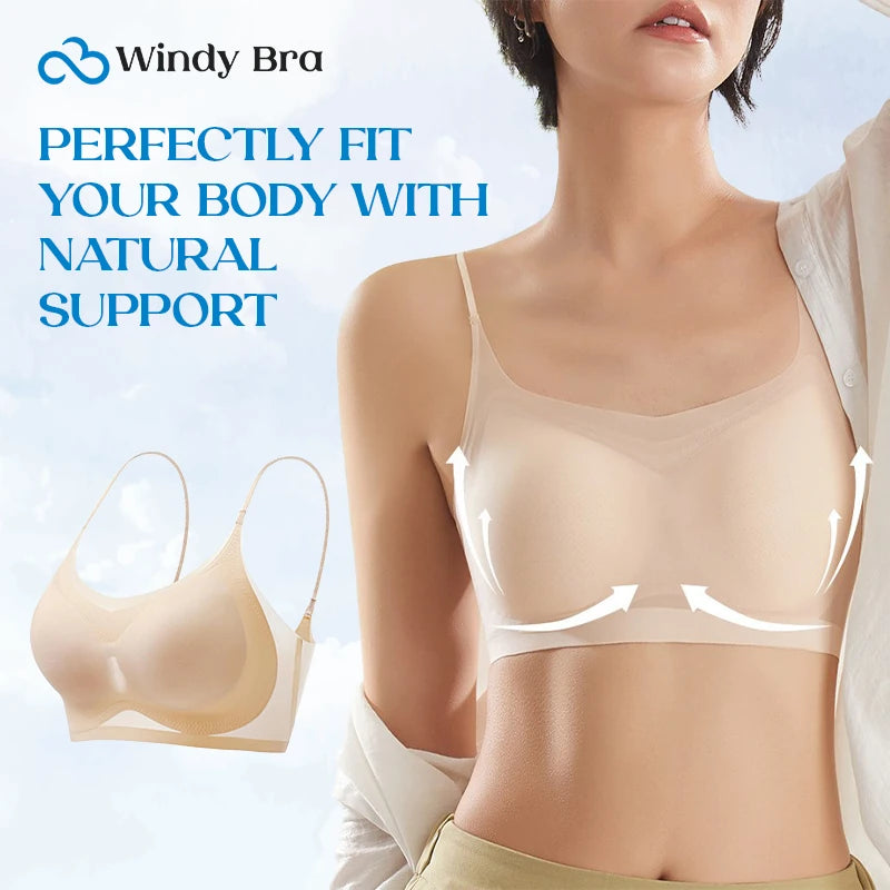 WindyBra -  Summer seamless ultra-thin plus size ice silk comfort bra - LAST DAY 70% OFF