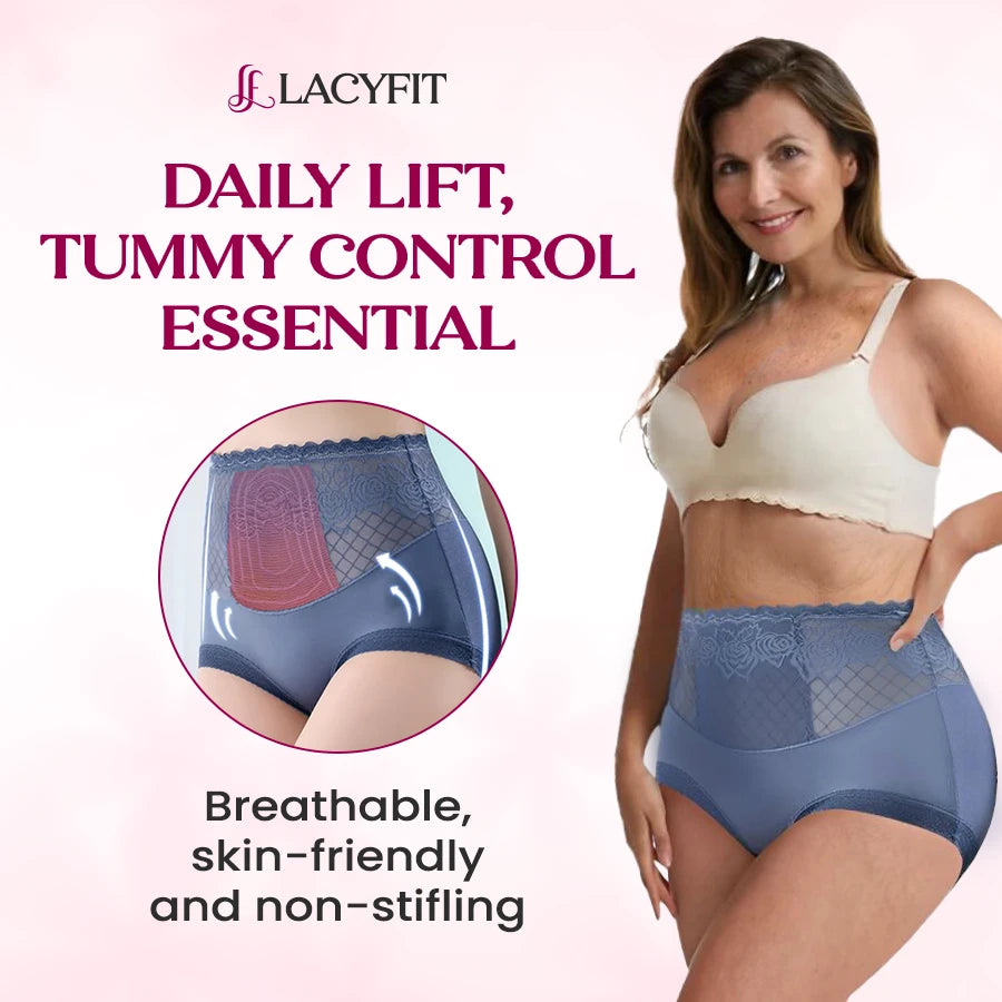 LacyFit - Silky Comfort High Waist Hiplift Panties - Hot Sale 50% Off