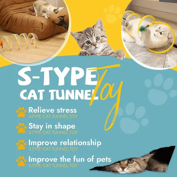 Gertar - Cat Tunnel Toy - Last Sale 70% Off