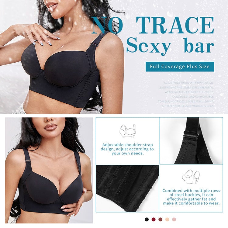 Fashion Deep Cup Bra - Buy 1 Get 1 Free - Last Day Promotion 50% OFF